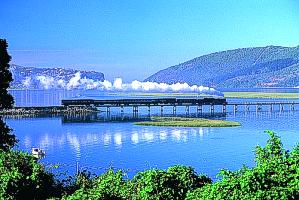 View over Knysna lagoon